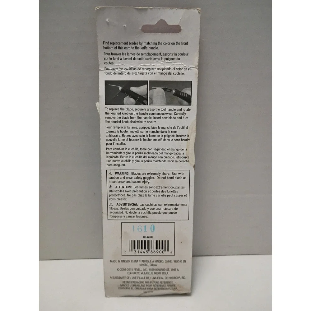 Revell Monogram Premium Hobby Knife‎ Pack 88-6900 with 5 Replacement Blades
